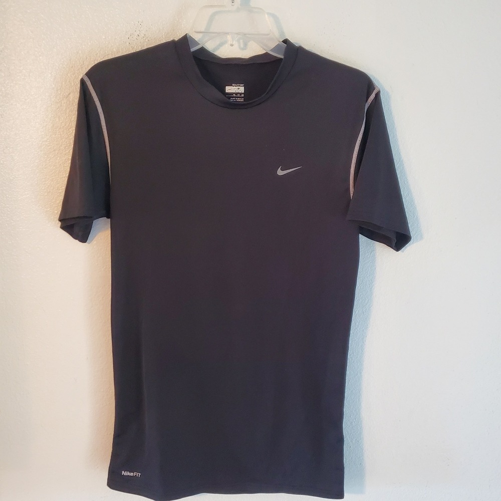 Nike Pro XL Mens Black Short‎ Sleeve Training T-Shirt Athletic Top NikeFIT